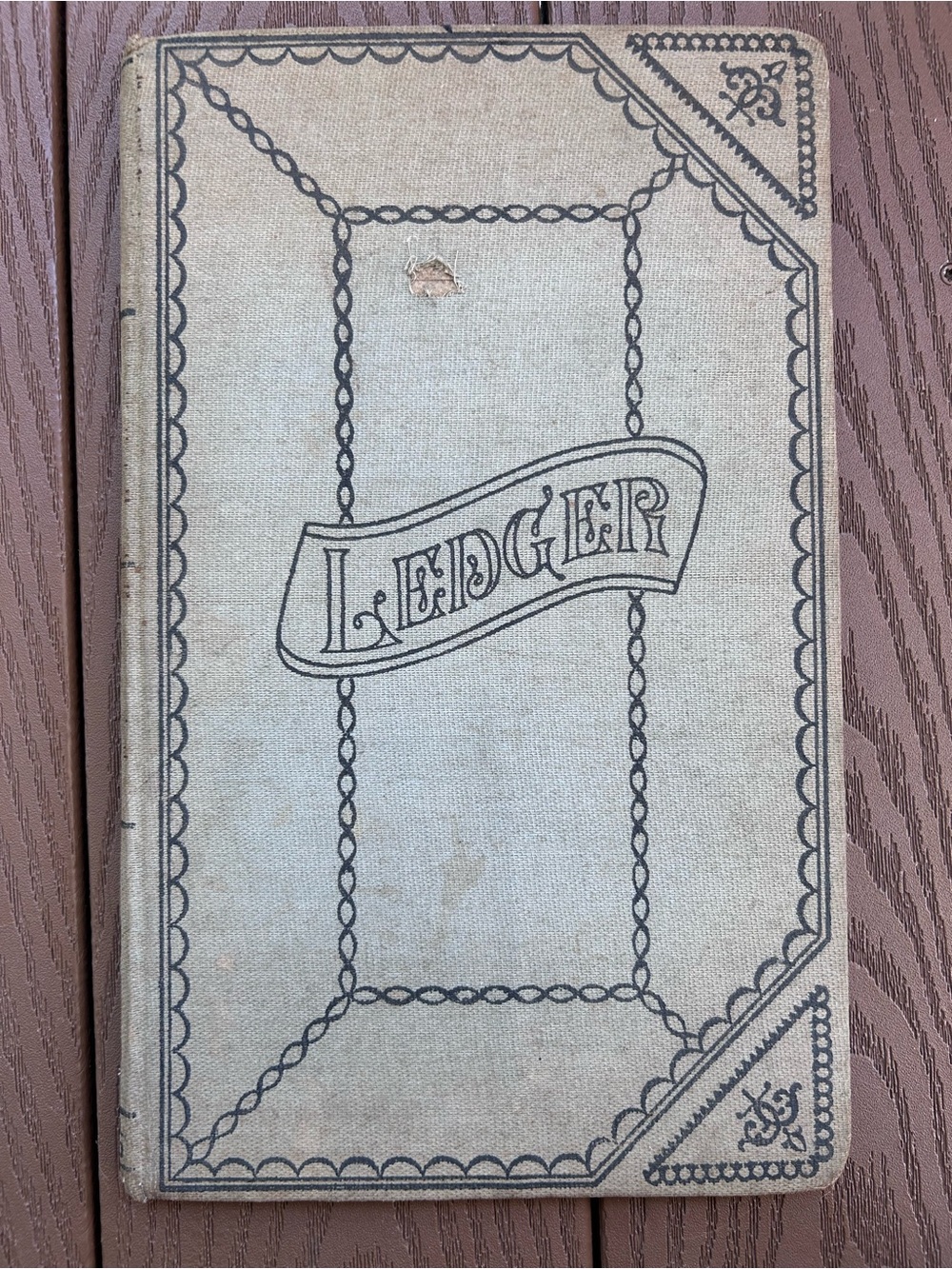 1930’s Vintage Ledger Accounting Book Farm